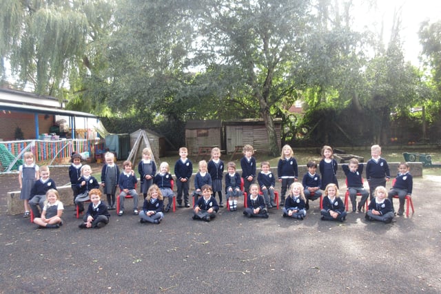 Reception class 2020 at Elm Grove Primary School, Worthing SUS-201014-122648001