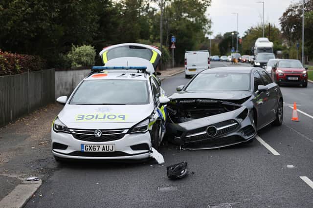 The collision on Upper Brighton Road