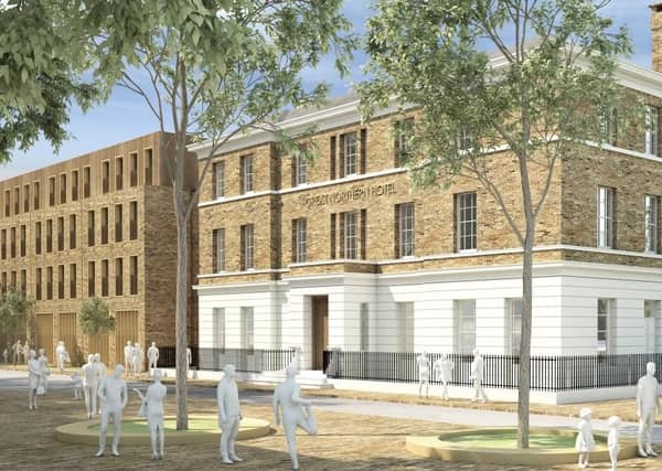 Plans for the expansion of the Great Northern Hotel