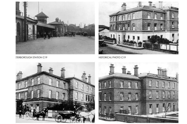 Historic photos of the hotel