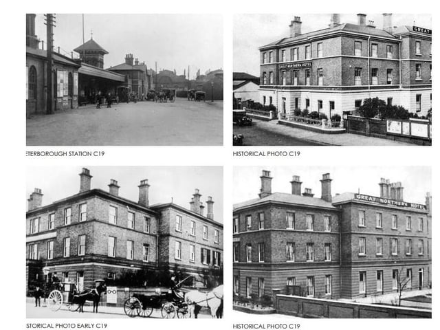 Historic photos of the hotel