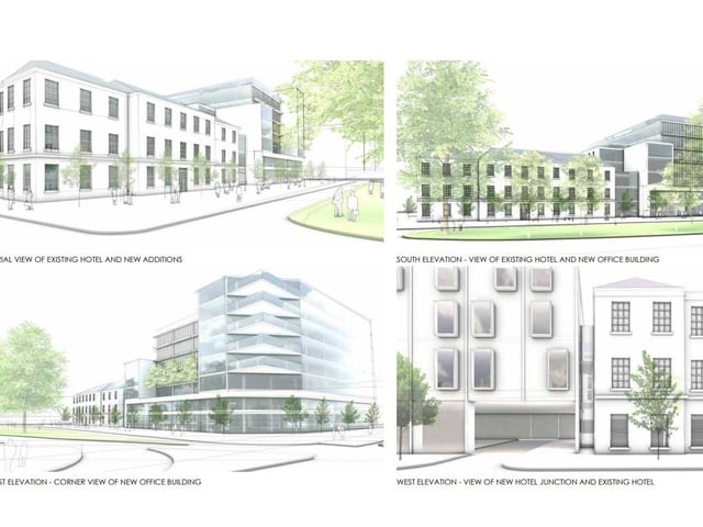 Plans for the expansion of the Great Northern Hotel
