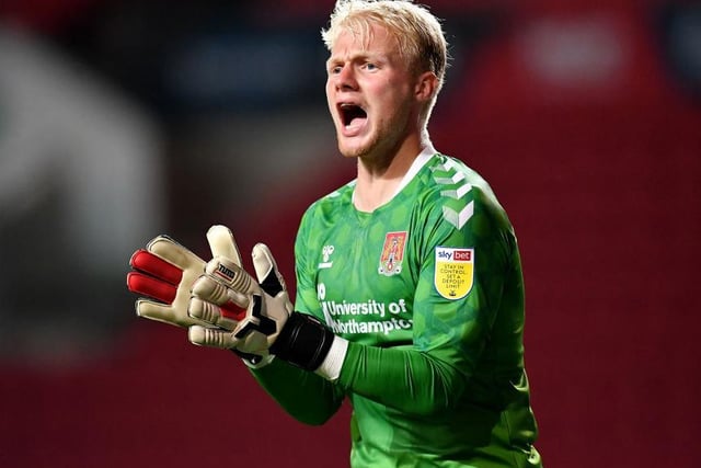 Didn't have any spectacular saves to make despite Swindon's chances, but his handling was very secure in difficult conditions - until stoppage-time anyway - and he was decisive enough when Horsfall underhit a back pass... 7.5