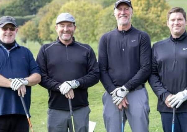 Fundraising golf day at Willingdon Golf Club to raise funds for Sean Foley, who is currently receiving treatment for life-changing spinal injuries in Stoke Mandeville Hospital. SUS-201021-101210001