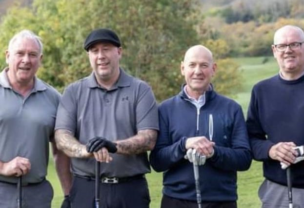 Fundraising golf day at Willingdon Golf Club to raise funds for Sean Foley, who is currently receiving treatment for life-changing spinal injuries in Stoke Mandeville Hospital. SUS-201021-101221001