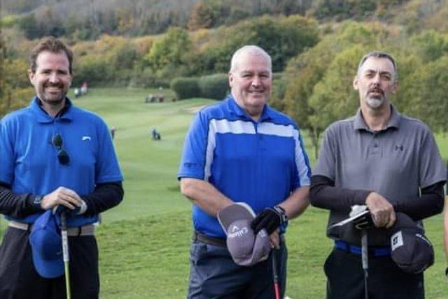 Fundraising golf day at Willingdon Golf Club to raise funds for Sean Foley, who is currently receiving treatment for life-changing spinal injuries in Stoke Mandeville Hospital. SUS-201021-101432001