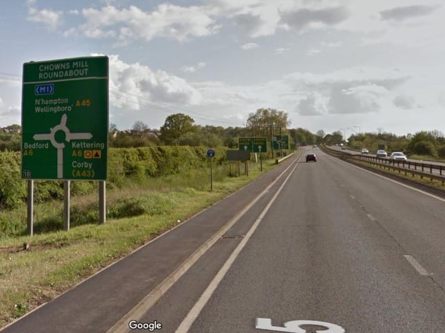 A45 — Stanwick (Westbound)
Limit: 40mph
Number of speeding drivers caught: 180