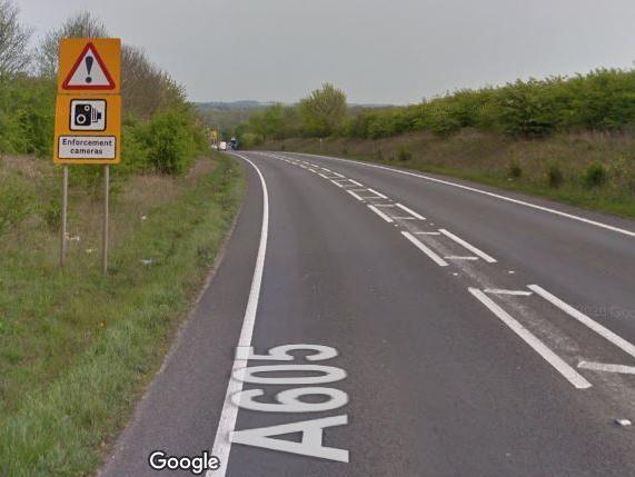 A605 — Thrapston bypass
Speed limit: 30mph
Number of drivers caught speeding: 169