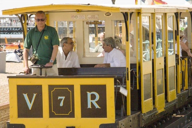 Volks Electric Railway is the the oldest continuously running electric railway in the world. Tickets start at £2.40 for children and £3.90 for adults.