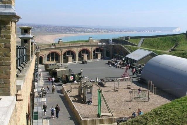 Newhaven Fort: the sound of clanking chains, ghostly figures and floating orbs have been reported at this historic fort.