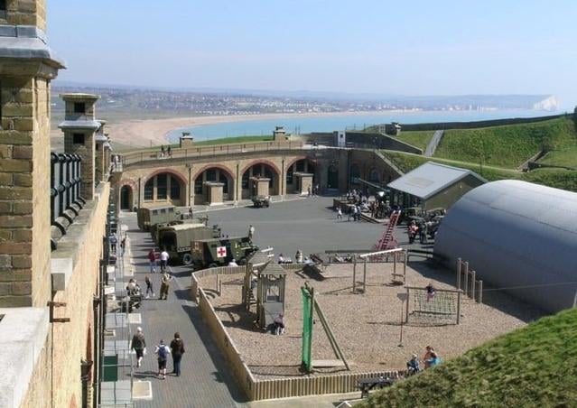 Newhaven Fort: the sound of clanking chains, ghostly figures and floating orbs have been reported at this historic fort.