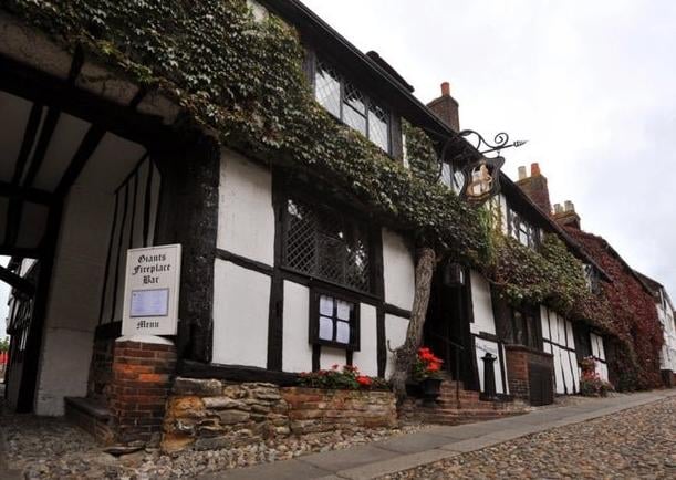The Mermaid Inn, Rye: this 15th-century building is said to have a spirit in almost every room, including a white lady, a man who lost a duel, and the ghost of the wife of notorious smuggler George Gray.