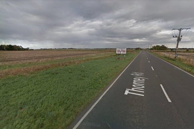 Thorney Road B1443, between A16 and Crowland Road, for re-tread and surfacing works - 9.30am to 3.30pm during a one week period in November. Photo: Google