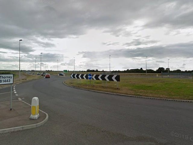 Thorney Road B1443, between White Post Road and A16, for re-tread and surfacing works - 9.30am to 3.30pm during a one week period in November. Photo: Google