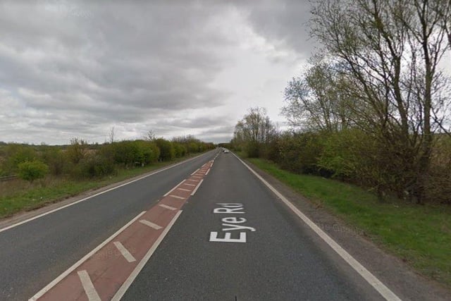 Eastbound and westbound carriageways between the A47/A16 Welland Road Roundabout and the A47/A1139 Hodney Road Roundabout, for carriageway resurfacing and general routine maintenance works - 8pm to 6am on one week starting on or after Monday, November 2. Photo Google