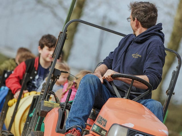 Wonderful West Lodge Farm Park to the south east of Corb is a fun-packed day out. Have fun on the barrel ride, pick a pumpkin, feed a goat or climb around in the indoor play area.