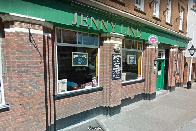 The Jenny Lind pub in Hastings High Street (photo by Google)