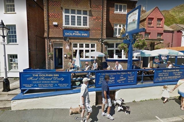The Dolphin Inn, Rock-a-Nore Road in Hastings (photo by Google)