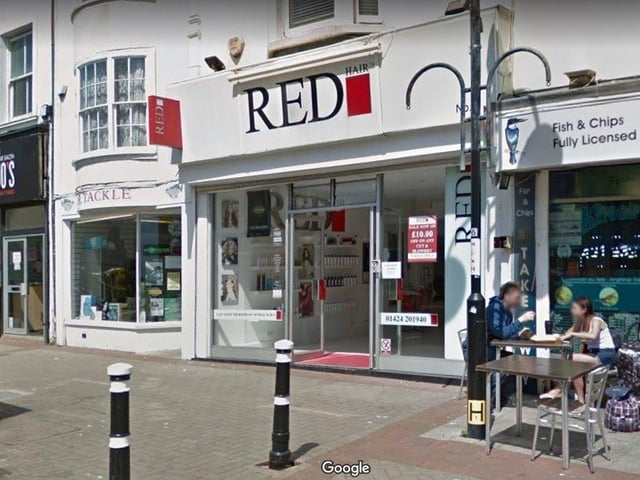 Red Hair in Castle Street, Hastings (photo by Google)