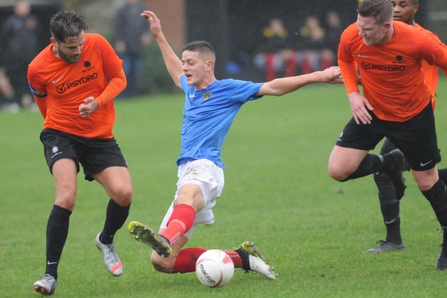 Action from Littlehampton's win at Mile Oak / Picture: Stephen Goodger