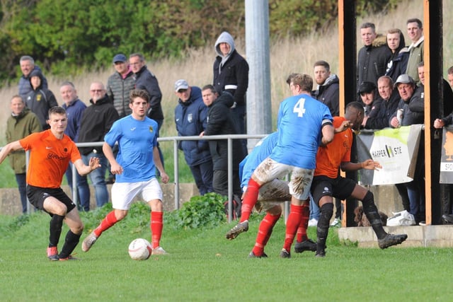 Action from Littlehampton's win at Mile Oak / Picture: Stephen Goodger