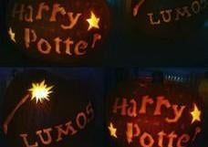 This magical Harry Potter pumpkin was carved by Louise Jessica Milward