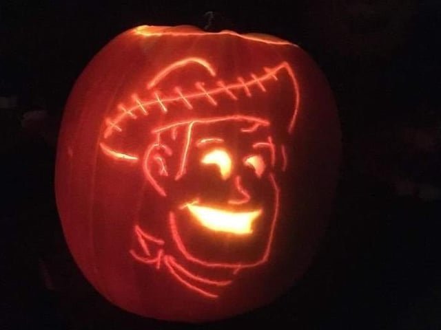 You've got a friend in this pumpkin, made by Emma Dell from Eastbourne