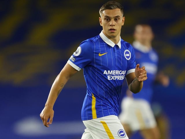 Trossard linked up play well, and had a couple of shots on target which were dealt with relatively comfortably. His great pass to Lamptey led to the opening goal. Replaced by Steven Alzate for final ten minutes
(Photo by Richard Heathcote/Getty Images)