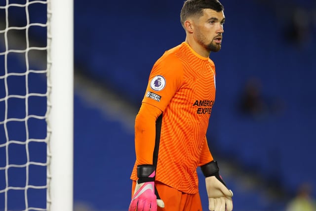 Had very little to do for much of the evening but made two good saves when called upon. He could have done little to stop Karlan Grant's powerful equaliser.
(Photo by Richard Heathcote/Getty Images)