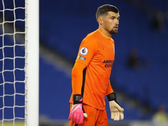 Had very little to do for much of the evening but made two good saves when called upon. He could have done little to stop Karlan Grant's powerful equaliser.
(Photo by Richard Heathcote/Getty Images)
