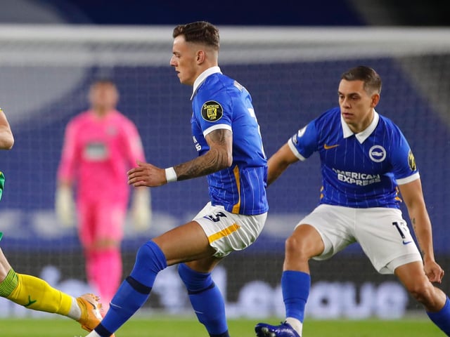 White looked assured and confident in the middle of the park, breaking up play well and a fantastic sliding challenge shortly before the hour mark stopped a goal scoring opportunity. However, he was turned relatively easily for the equaliser (Photo by Andrew Couldridge - Pool/Getty Images)