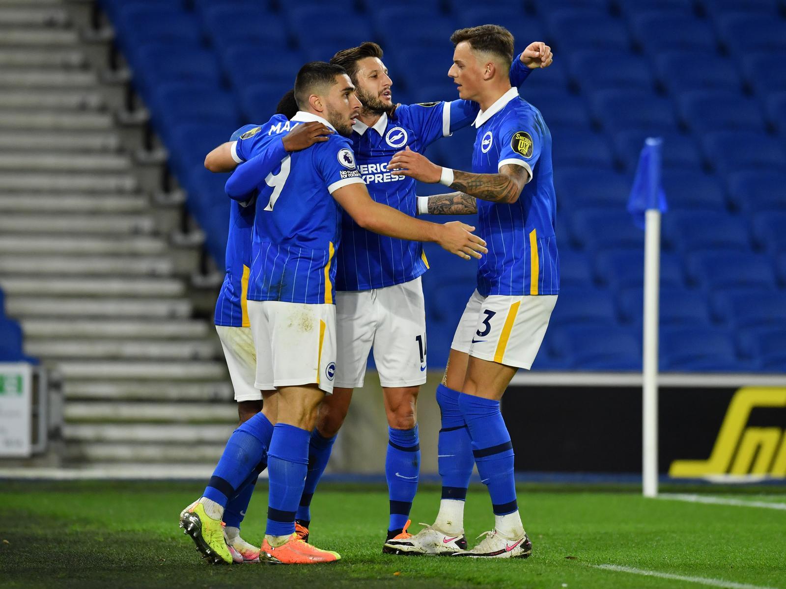 A calamitous Jake Livermore own goal had given the hosts a first-half lead but Brighton couldn't find a second and were punished late on by Grant's first goal for the Baggies. (Photo by Glyn Kirk - Pool/Getty Images)