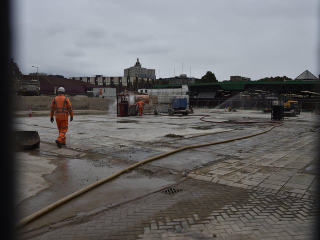 A temporary car park will open next month on the same site