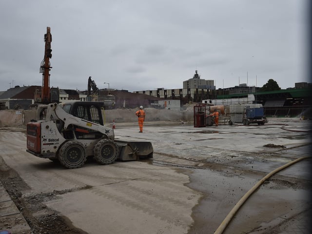 A temporary car park will open next month on the same site