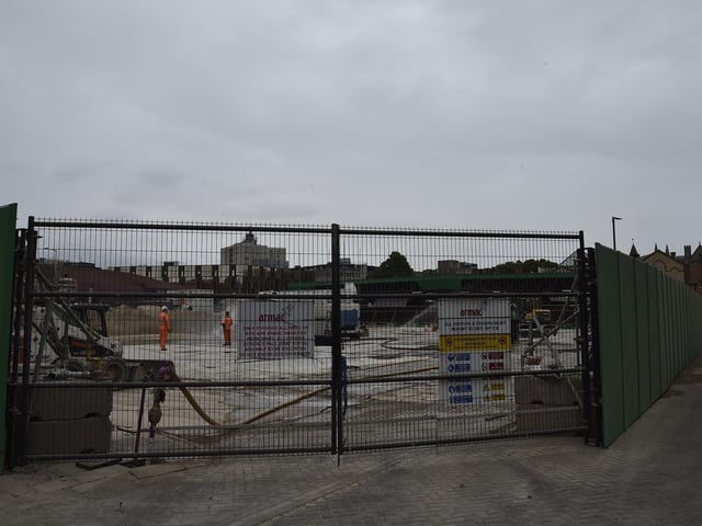 A temporary car park will open next month on the same site