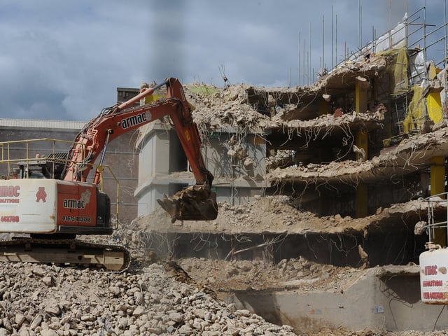 A temporary car park will open next month on the same site