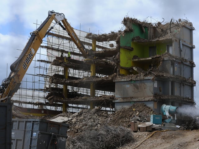A temporary car park will open next month on the same site