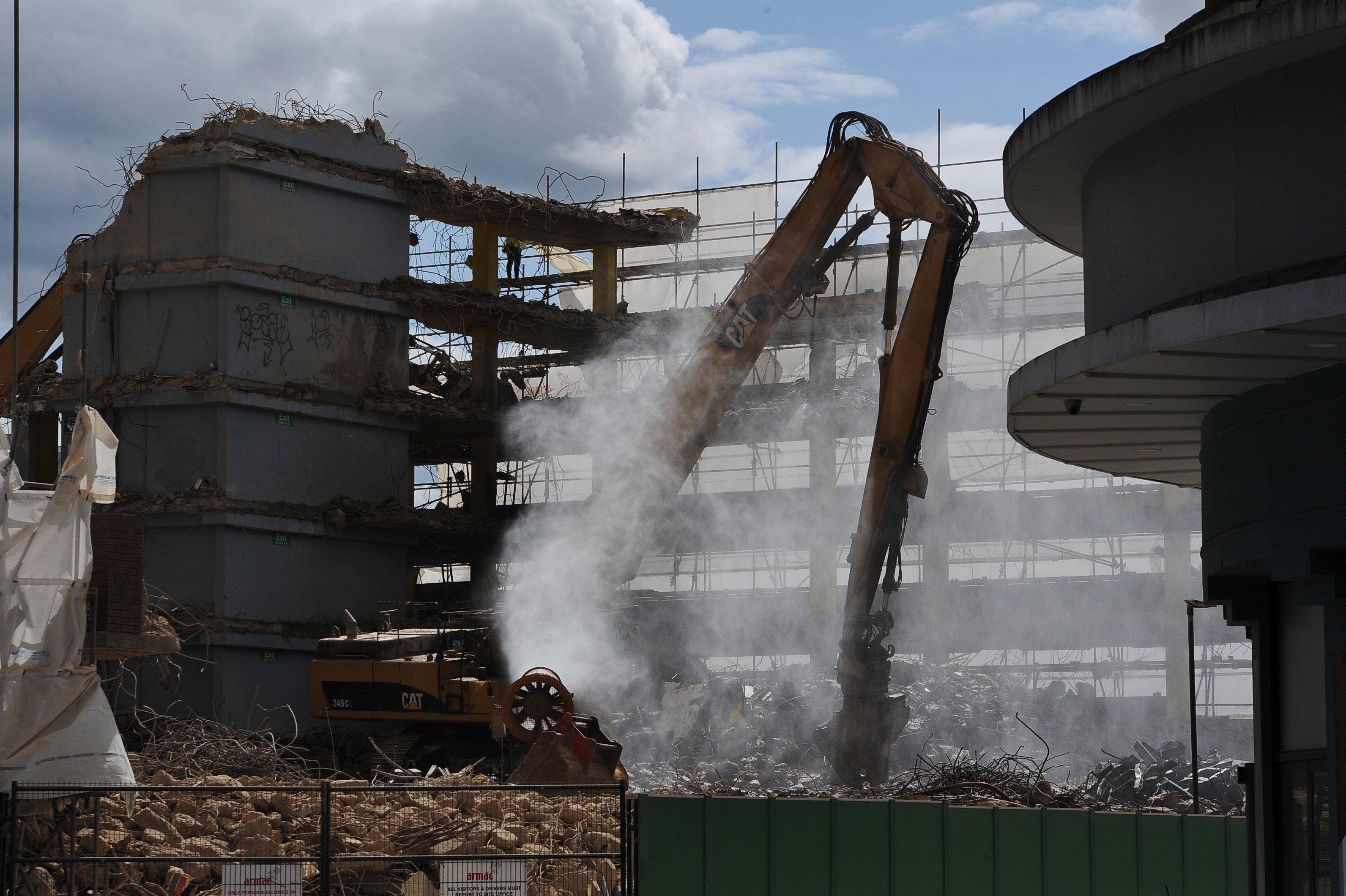 A temporary car park will open next month on the same site