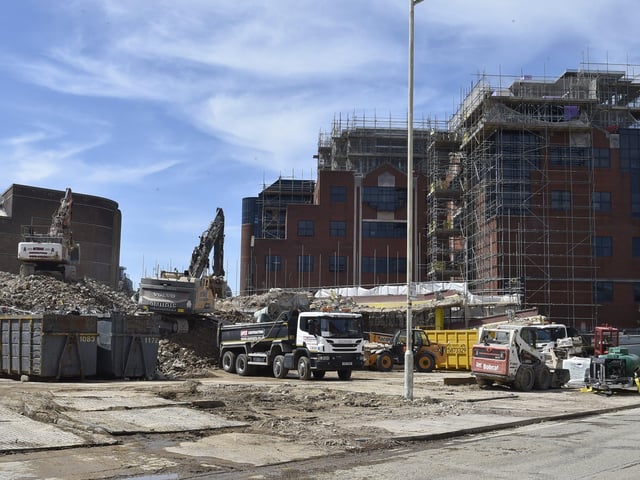 A temporary car park will open next month on the same site