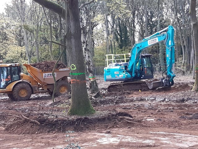 These photos from Penny McGregor show just how much damage has been done to parts of South Cubbington Wood.