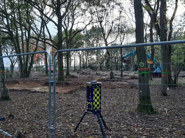 These photos from Penny McGregor show just how much damage has been done to parts of South Cubbington Wood.