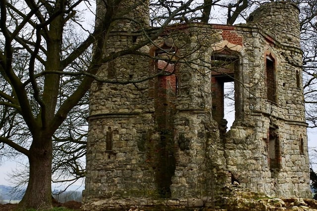 Dinton Folly is said to be haunted by King Charles I’s executioner. 
John Mayne was the King’s executioner in 1649 and is said to still haunt the Saxon burial ground.