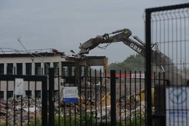 Demolition and construction work has been taking place this year at the site