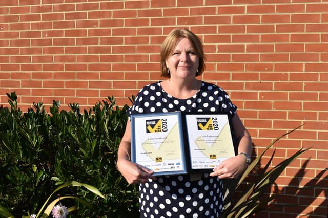 Cath Pankhurst from Summerlea Community Primary School won Teaching Assistant of the Year for the Adur and Arun district and overal Sussex Teaching Assistant of the Year