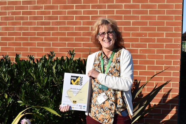 Michelle Murkin from Summerlea Community Primary School won School Volunteer of the Year for the Adur and Arun district