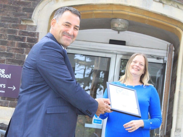 Treena Hobbs from Worthing High School was named School Volunteer of the Year for the Worthing district