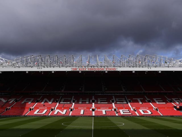 Old Trafford capacity: 75,652 -  One metre adjusted capacity, lower limit: 20,590