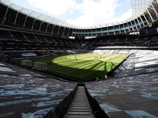 Tottenham Hotspur Stadium: 62,062 -  One metre adjusted capacity, lower limit: 16,890