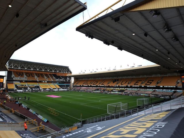 Molineux capacity: 31,700 - One metre adjusted capacity, lower limit: 8,620