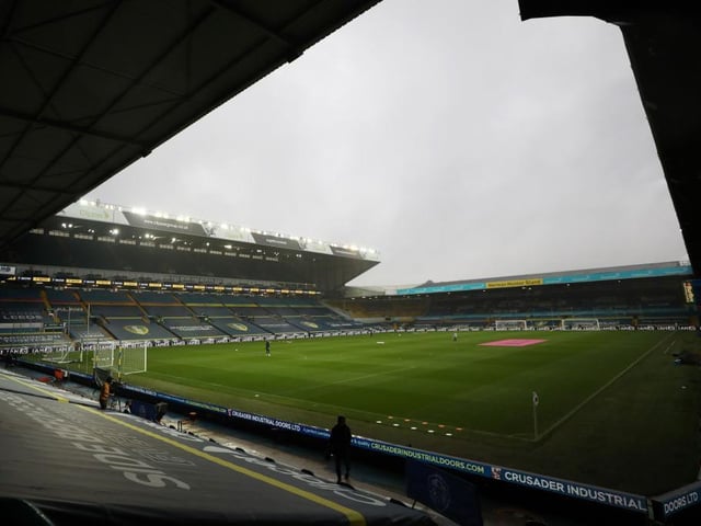 Elland Road capacity: 39,460 -  One metre adjusted capacity, lower limit: 10,740